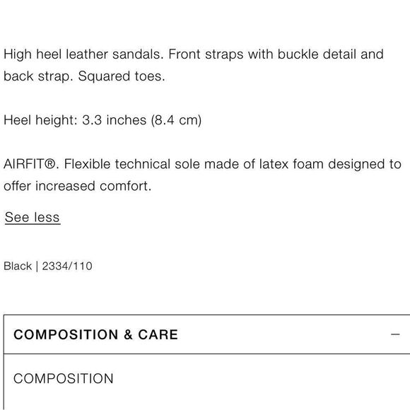 ZARA HEELED LEATHER SANDALS WITH BUCKLE - Picture 9 of 10